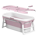 Banheira Ofurô Dobrável Portátil Adulto 117 Cm Com Suporte